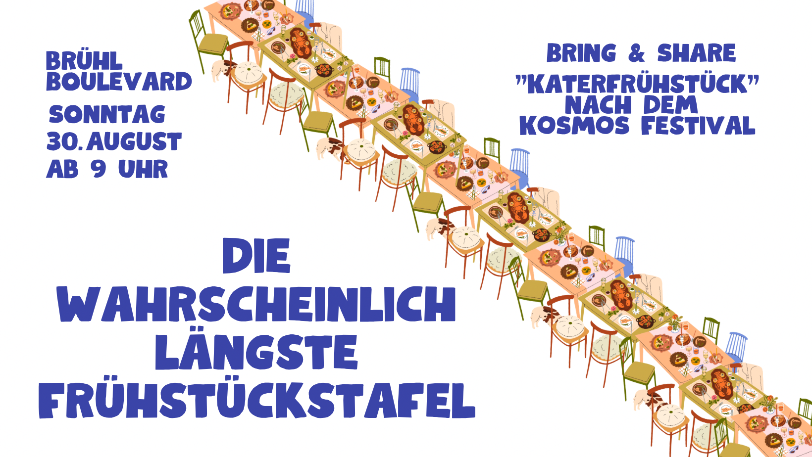 Die wahrscheinlich längste Frühstückstafel